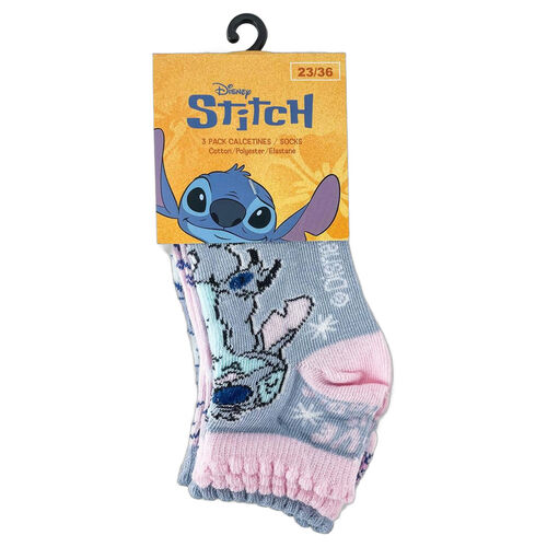 Set 3 pares calcetines Stitch Disney surtido