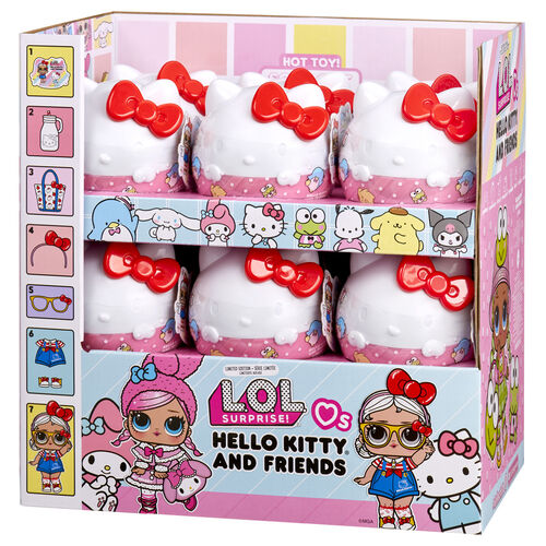 Capsula sorpresa L.O.L. Surprise Loves Hello Kitty & Friends surtido