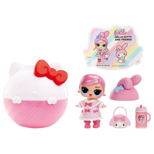 Capsula sorpresa L.O.L. Surprise Loves Hello Kitty & Friends surtido