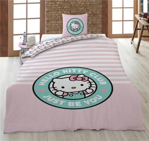 Hello Kitty policotton duvet cover bed 90cm