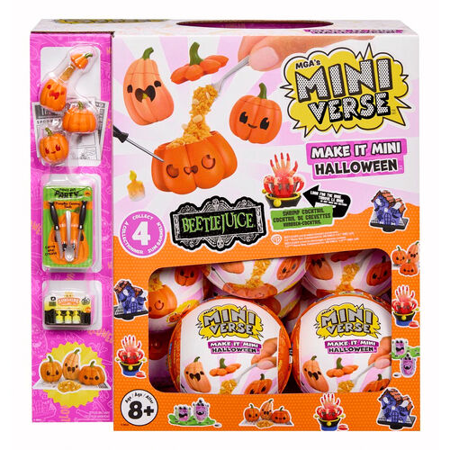 Capsula sorpresa Miniverse Make it Mini Halloween Beetlejuice surtido