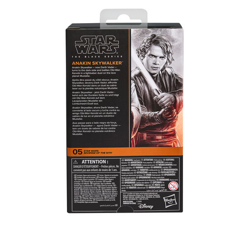 Figura Anakin Skywalker La venganza de los Sith Star Wars 15cm