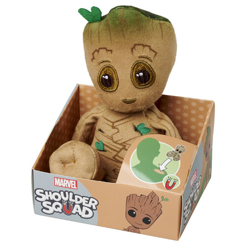 Peluche hombro Groot Guardianes de la Galaxia Marvel 12cm