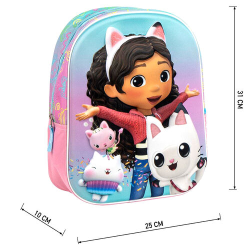 Mochila 3D La Casa de Muñecas de aaby 31cm