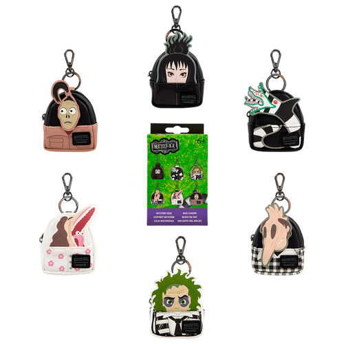 Llavero mini mochila Mystery Beetlejuice Loungefly surtido