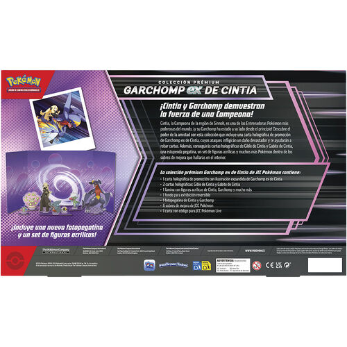 Blister cartas Garchomp ex Cynthia Pokemon español