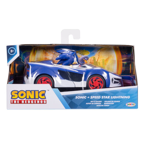 Vehiculo + figura Sonic the Hedhehog 7cm surtido