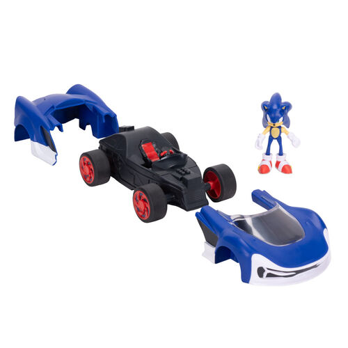 Vehiculo + figura Sonic the Hedhehog 7cm surtido