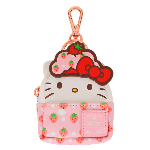 Llavero mini mochila Mystery hortcake Scented Hello Kitty & Friends x Strawberry Loungefly surtido