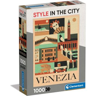 Puzzle Venecia Style in the City 1000pzs