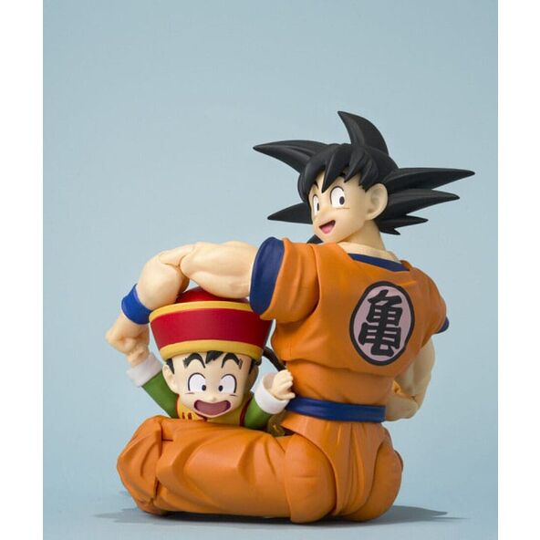Figura S.H Figuarts Son Goku & Son Gohan Kid & Kontoun Dragon Ball Z