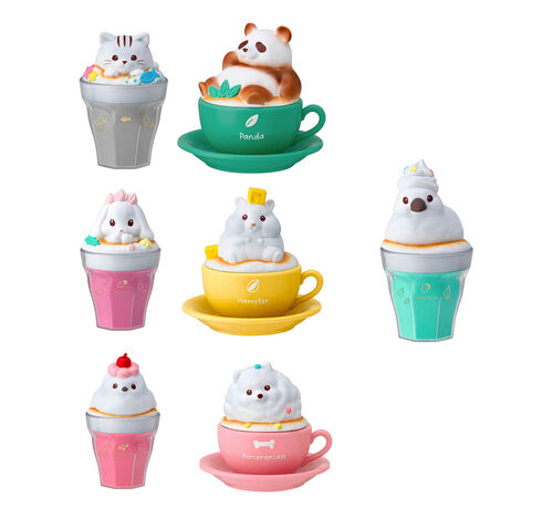 Figura CharaLatte Art Case Animals surtido