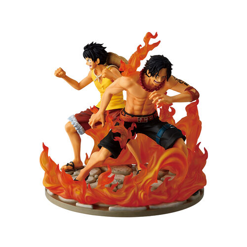 One Piece Dramatic Memories Ace & Luffy Ichibansho figure 15cm