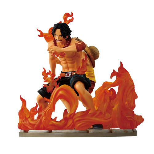 One Piece Dramatic Memories Ace & Luffy Ichibansho figure 15cm
