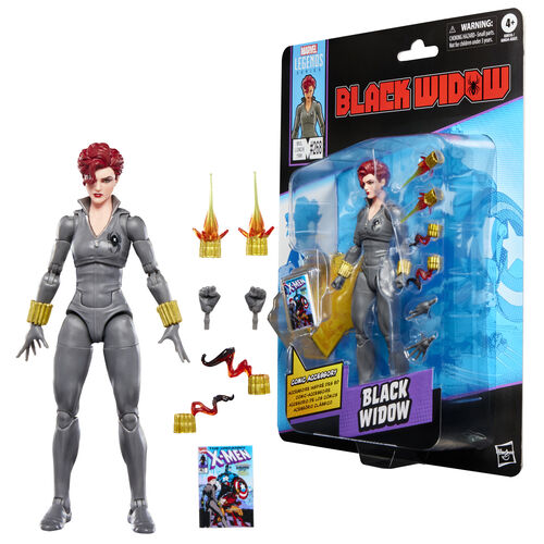Figura Viuda Negra Black Widow Marvel Legends Series 15cm