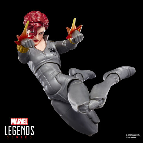 Figura Viuda Negra Black Widow Marvel Legends Series 15cm