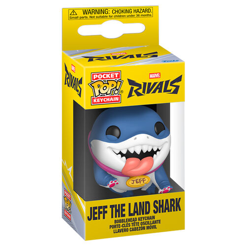 Pocket POP keychain Marvel Rivals Jeff the Land Shark