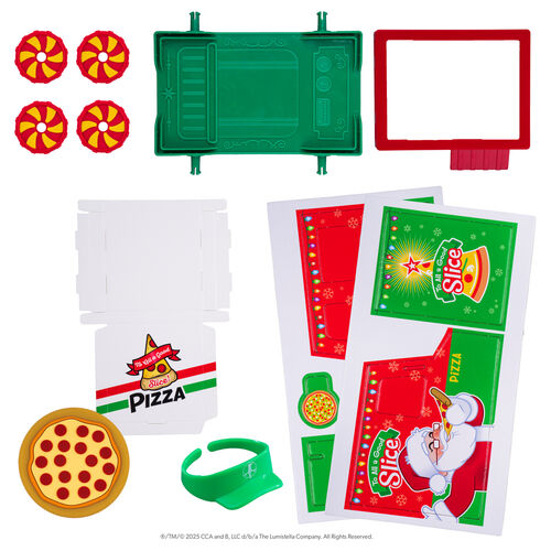 The Elf On the Shelf Pizza delivery accessories