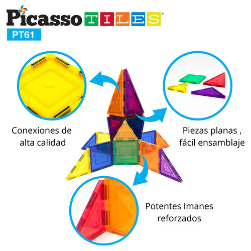 Bloques magneticos 61pzs