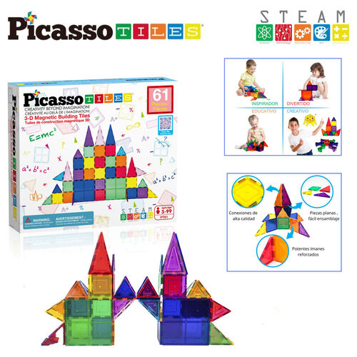 Bloques magneticos 61pzs