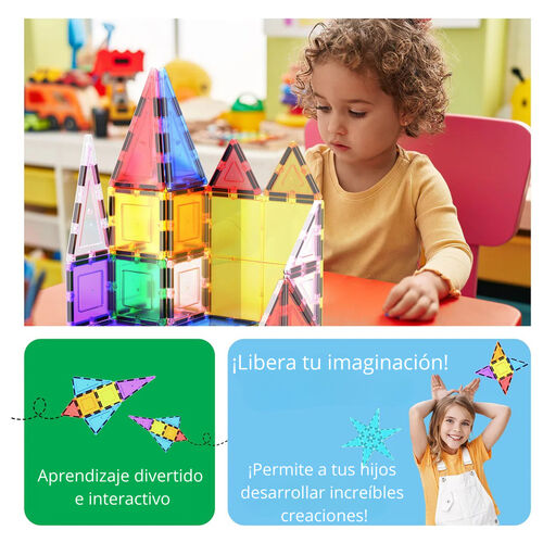 Bloques magneticos 61pzs