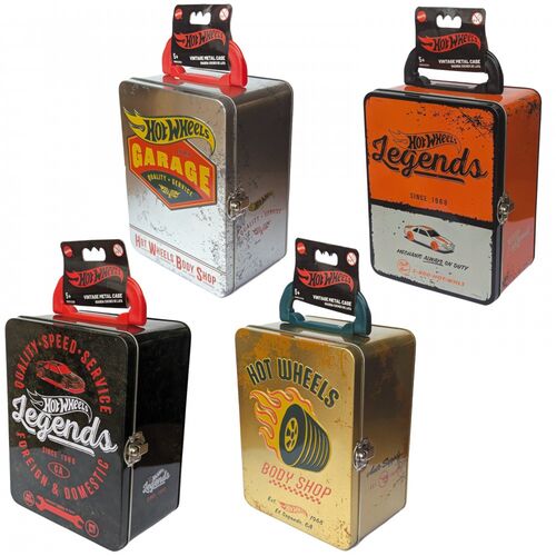 Maletin metalico vintage Hot Wheels surtido