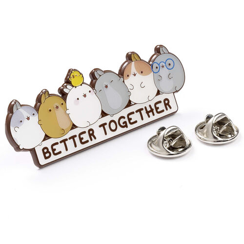 Molang Better Together Pin badge