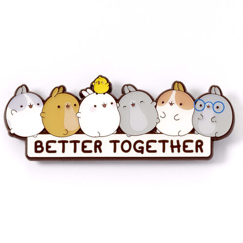 Molang Better Together Pin badge