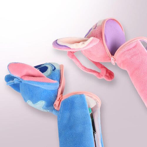 Disney Stitch assorted plush pencil case