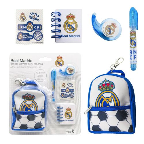 Real Madrid Stationery mini backpack set