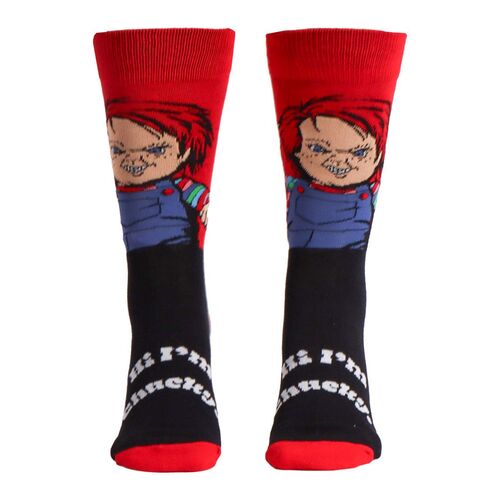 Chucky adult socks