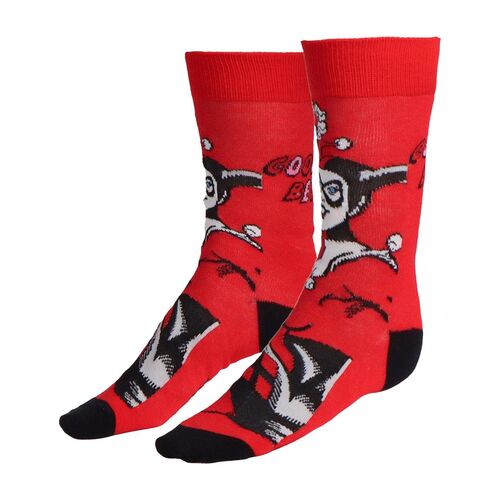 Set 3 calcetines Harley Quinn DC Comics adulto