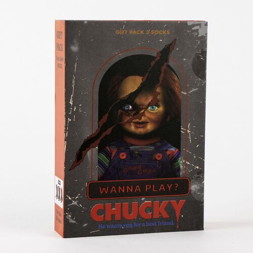 Chucky pack 3 adult socks