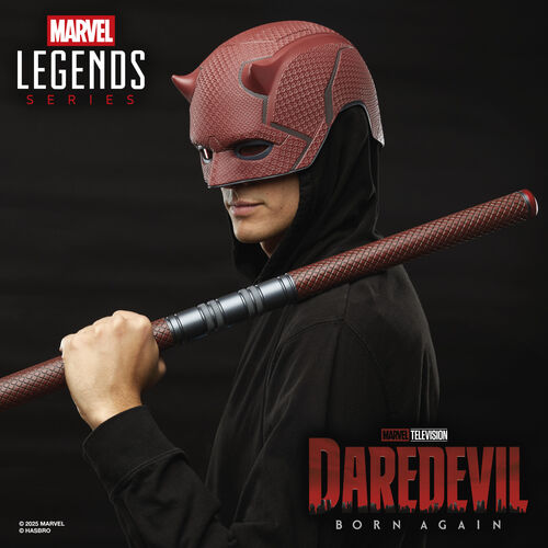 Replica Mascara + Baston de combate Born Again Daredevil Marvel Legends Series