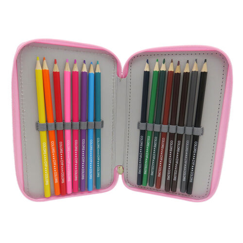 Disney Stitch triple pencil case