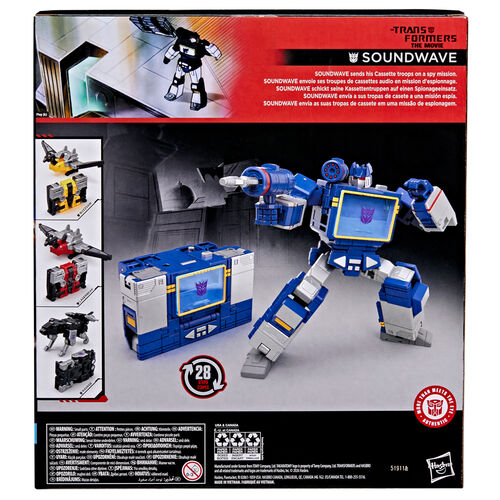 Figura Soundwave Studio Series Transformers The Movie 16,5cm