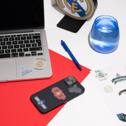 Pegatinas reutilizables Real Madrid