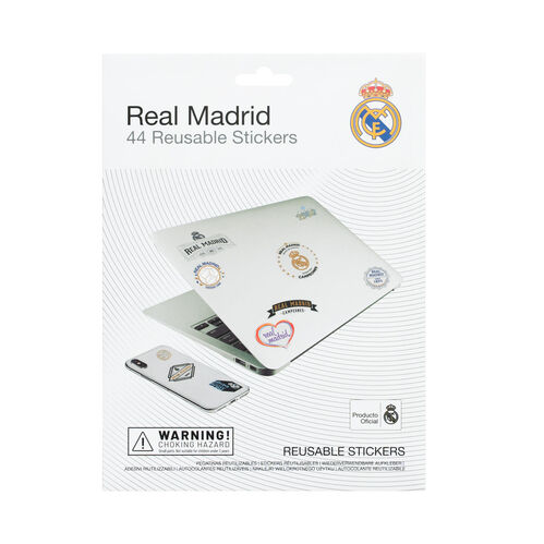 Pegatinas reutilizables Real Madrid