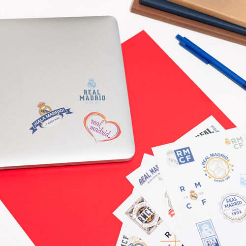 Pegatinas reutilizables Real Madrid