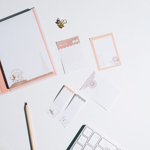 Disney The Aristocats Bonjour Marie Sticky note A6 notebook