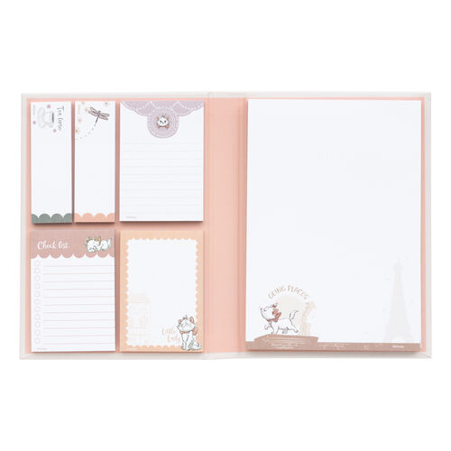 Disney The Aristocats Bonjour Marie Sticky note A6 notebook