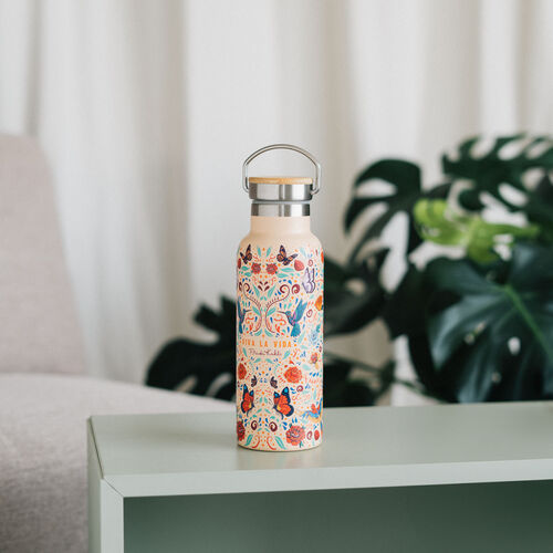 Botella acero inoxidable Viva la Vida Frida Kahlo 500ml