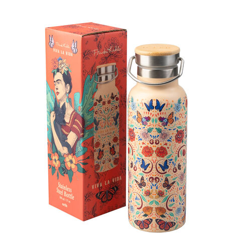 Botella acero inoxidable Viva la Vida Frida Kahlo 500ml