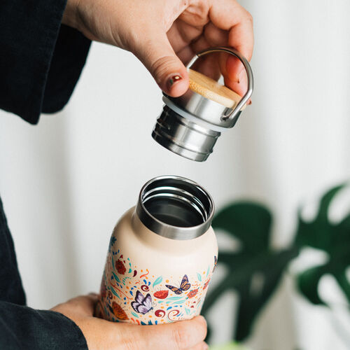 Botella acero inoxidable Viva la Vida Frida Kahlo 500ml