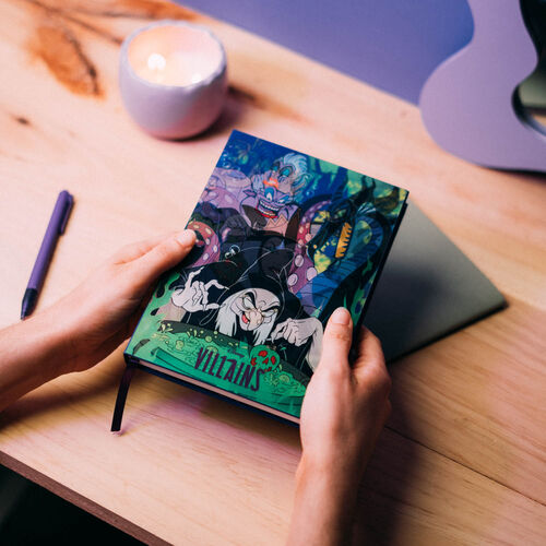 Cuaderno A5 Lenticular Villanas Disney