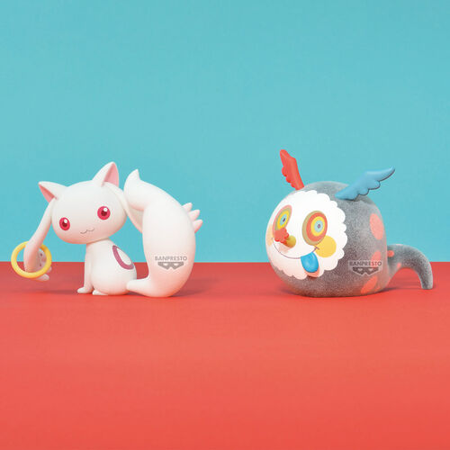 Puella Magi Madoka Magica the Movie Rebellion Kyubey Fluffy Puffy figure 12cm