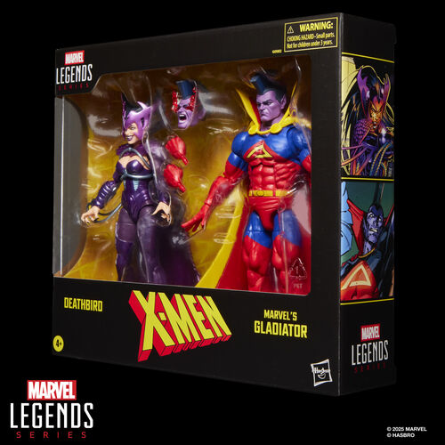 Blister 2 figuras Deathbird & Marvel's Gladiator X-Men Marvel Legends Series 15cm