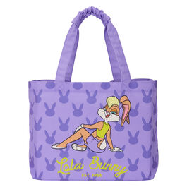 ****LF WB LOONEY TUNES LOLA BUNNY OVERSIZE CANVAS TOTE BAG