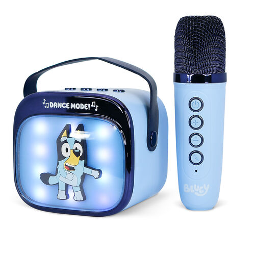 Altavoz y Micro Karaoke LED Bluey