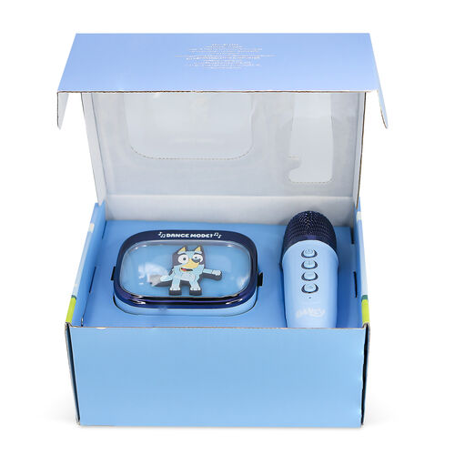 Altavoz y Micro Karaoke LED Bluey